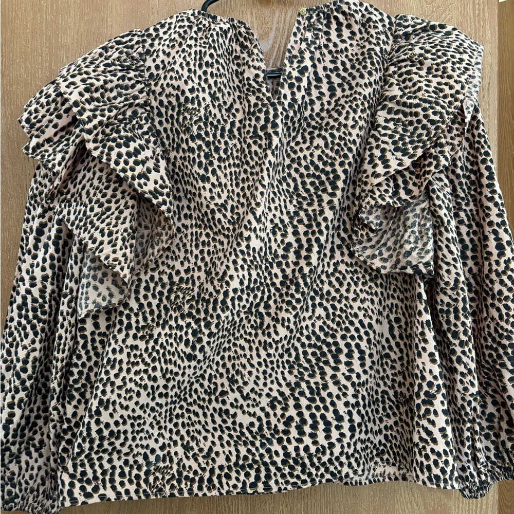 Ulla Johnson leopard print-free shipping - Picture 4 of 6